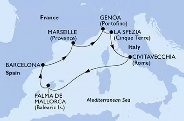 PÜNKÖSDI VAKÁCIÓ - MSC World Europa csoportos hajóút magyar idegenvezetővel